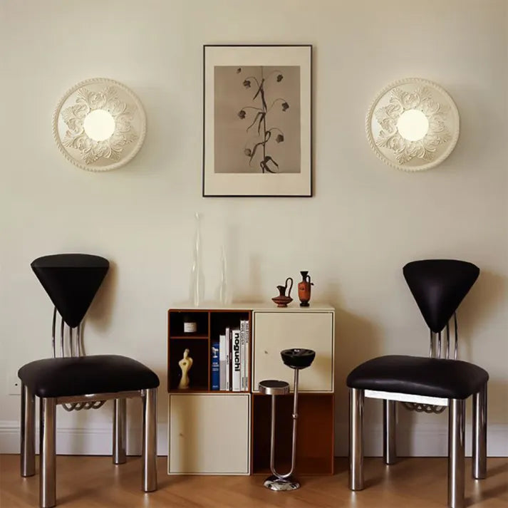 Bright White Plastic Wall Light