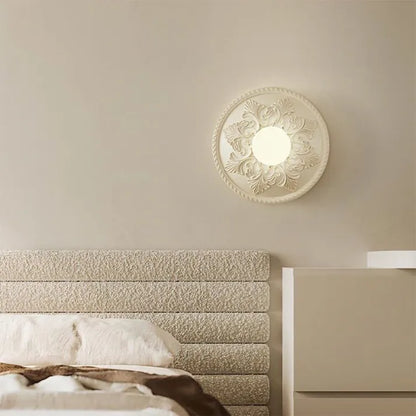 Bright White Plastic Wall Light