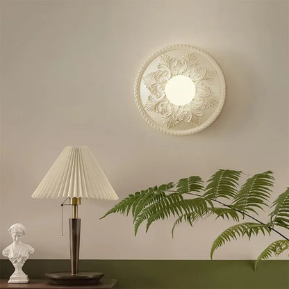 Bright White Plastic Wall Light