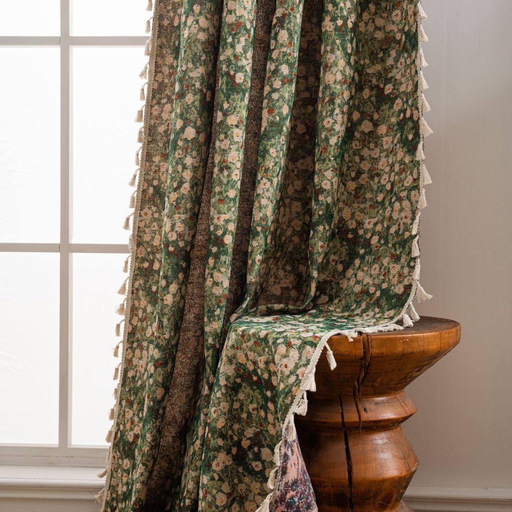 Beautiful Flower Print Drapes - Luxicro