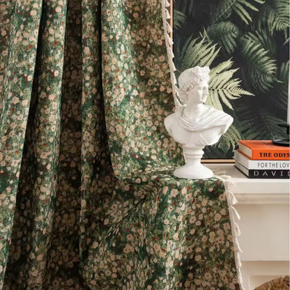 Beautiful Floral Pattern Curtain Drapes - Luxicro