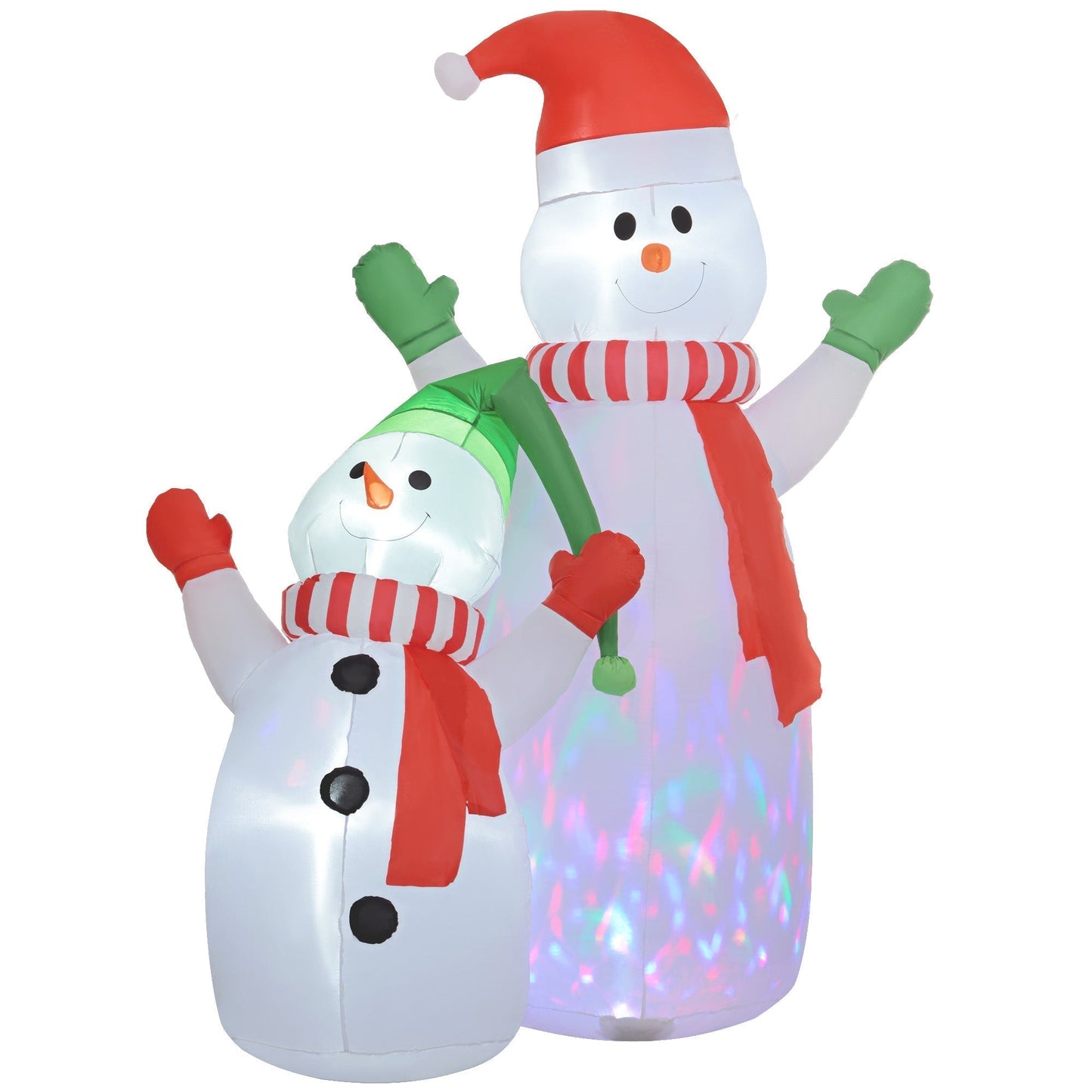 Winter Wonderland Giant LED Snowman Outdoor Decoration - Luxicro