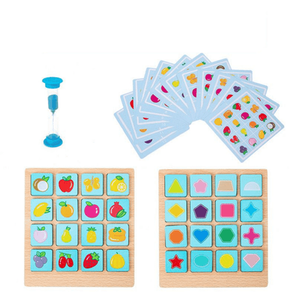 Fun Wooden Brain Teaser Puzzle Board