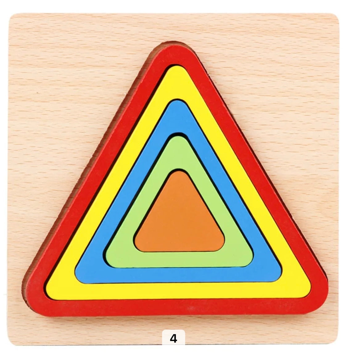Colorful Wooden Jigsaw Puzzle Toy