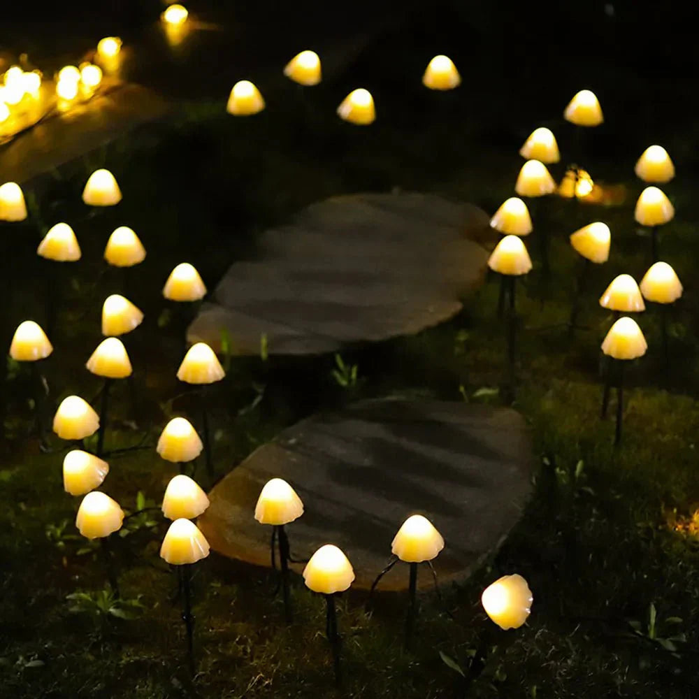 Outdoor Solar LED String Lights with Automatic Sensor - Luxicro