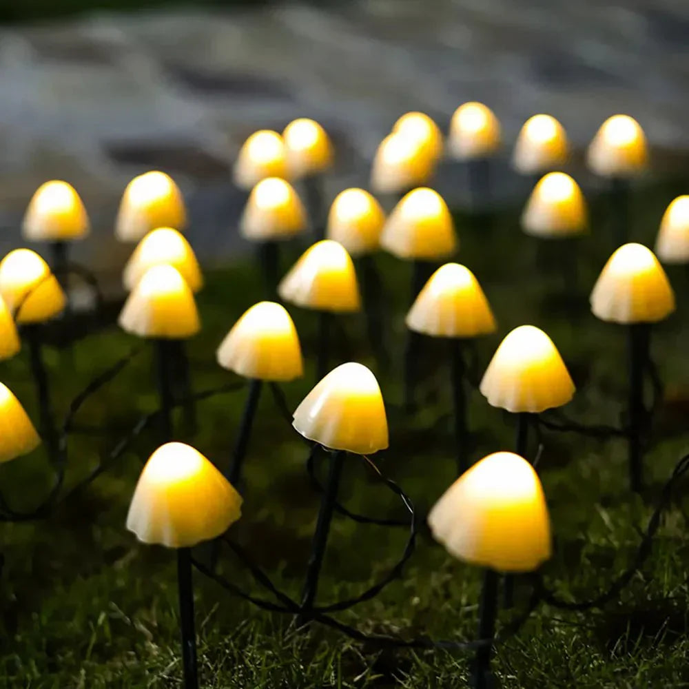 Outdoor Solar LED String Lights with Automatic Sensor