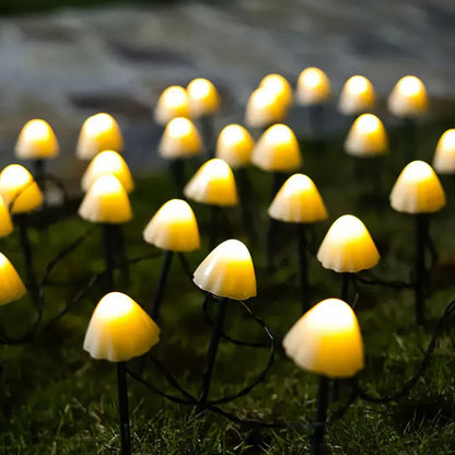 Outdoor Solar LED String Lights with Automatic Sensor