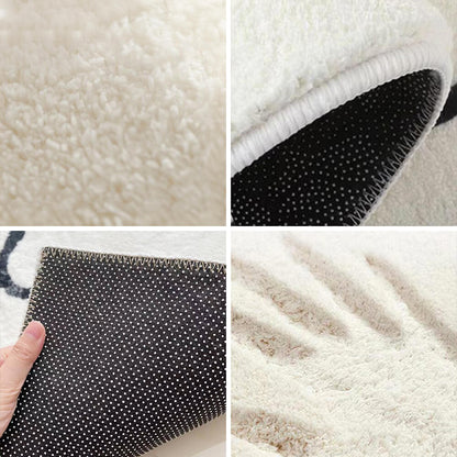 Cozy Plush Patterned Area Rug Non Slip Mat - Luxicro