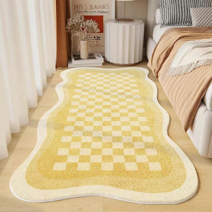 Cozy Plush Patterned Area Rug Non Slip Mat