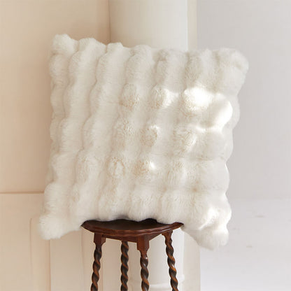 Plush Double Layer Soft Faux Fur Throw Blanket
