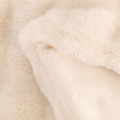 Soft Faux Fur Double Layer Throw Blanket