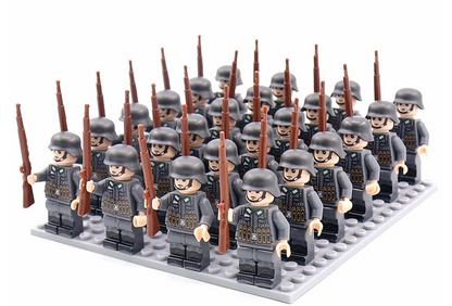 Historic WWII Building Brick Set