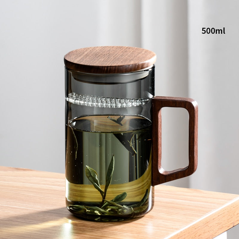 Durable Thermal Insulated Glass Tea Cup Set