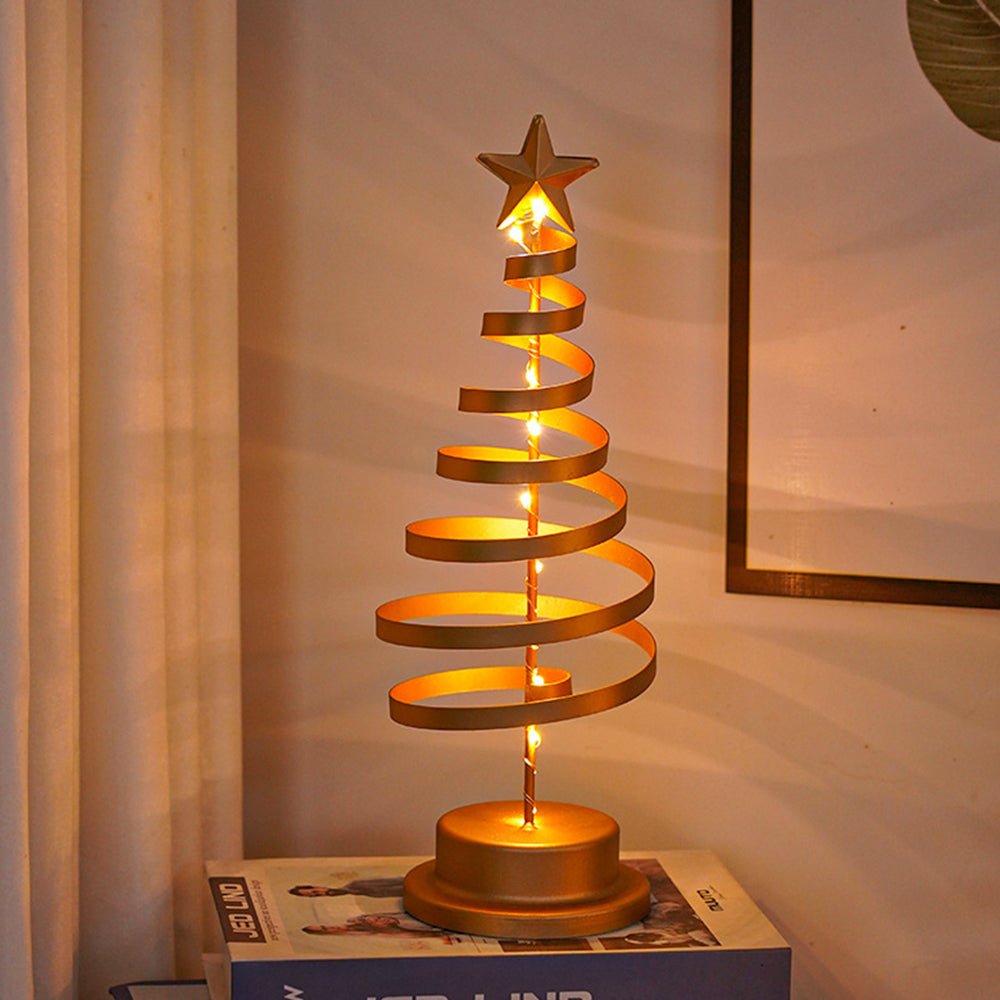 Small LED Tabletop Christmas Tree with Star
