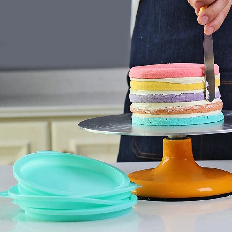 Easy Release Silicone Cake Pan Molds - Luxicro