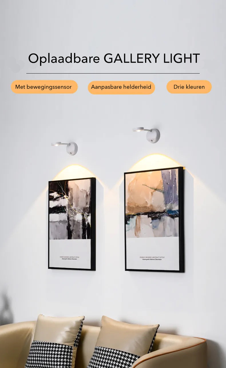 Slim Cordless LED Wall Light - Luxicro