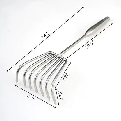 Durable Stainless Steel Garden Rake