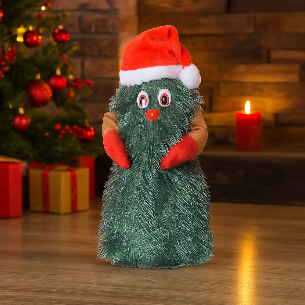 Fun Animated Christmas Tree Plush Toy