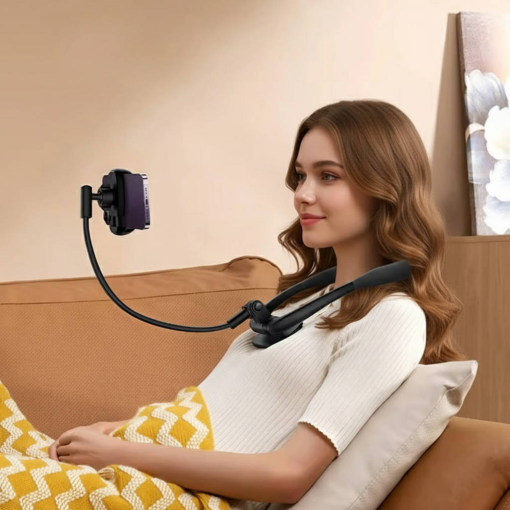Flexible Phone Stand With 360° Rotation For Home And Office - Luxicro