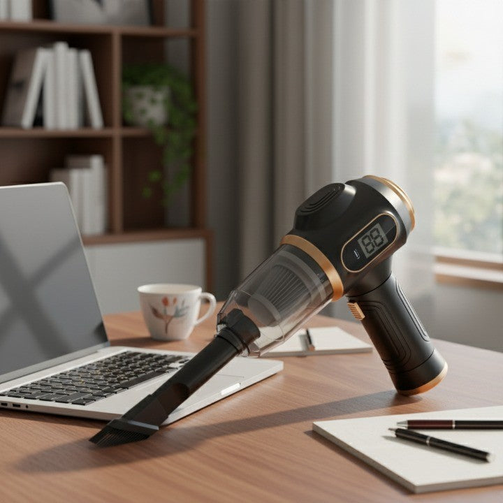 Powerful Portable Rechargeable Hand Vacuum Cleaner - Luxicro