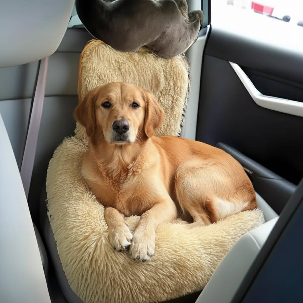Durable Pet Car Seat Bed - Luxicro