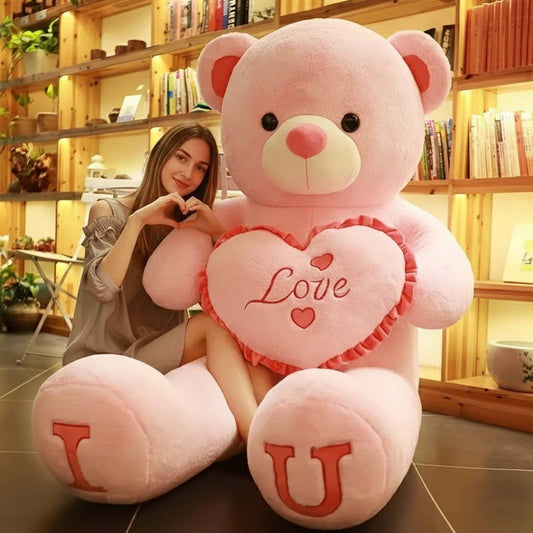 Cuddly Large Stuffed Animal Teddy Bear - Luxicro