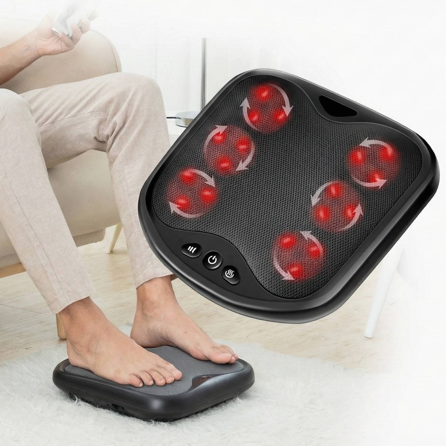 Electric Foot Spa with Warm Deep Tissue Massage - Luxicro