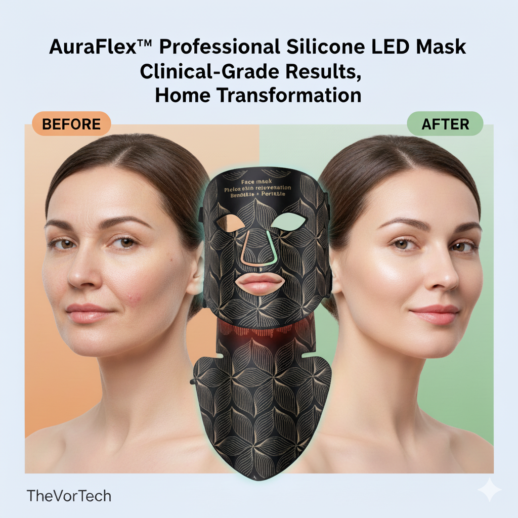 Advanced LED Face Mask for Skin Rejuvenation Therapy