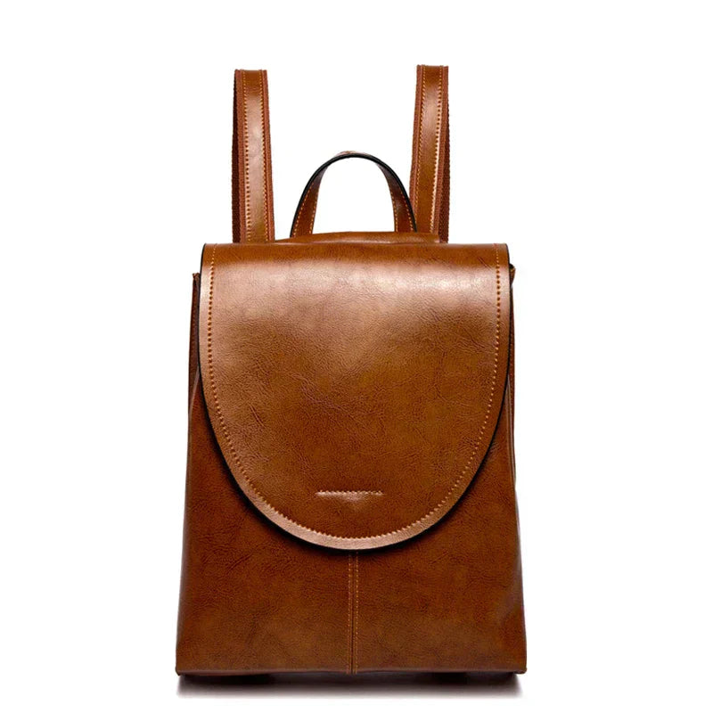 Stylish Ladies Brown Backpack Bag