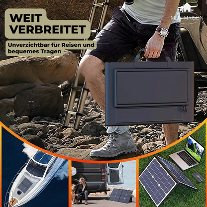 Portable 1000W Solar Panel Charger Kit for Outdoor Use