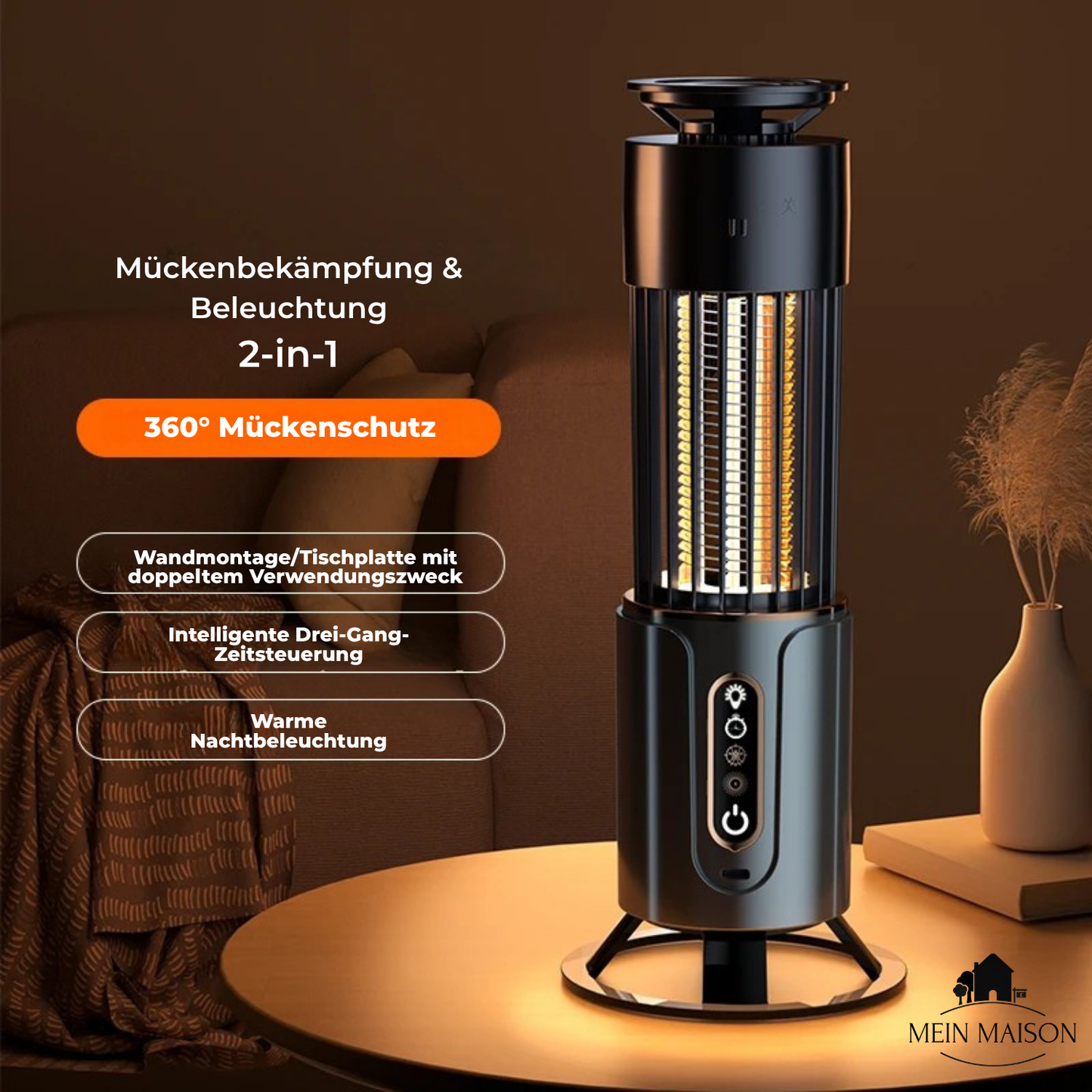 Portable Bug Zapper Mosquito Lamp