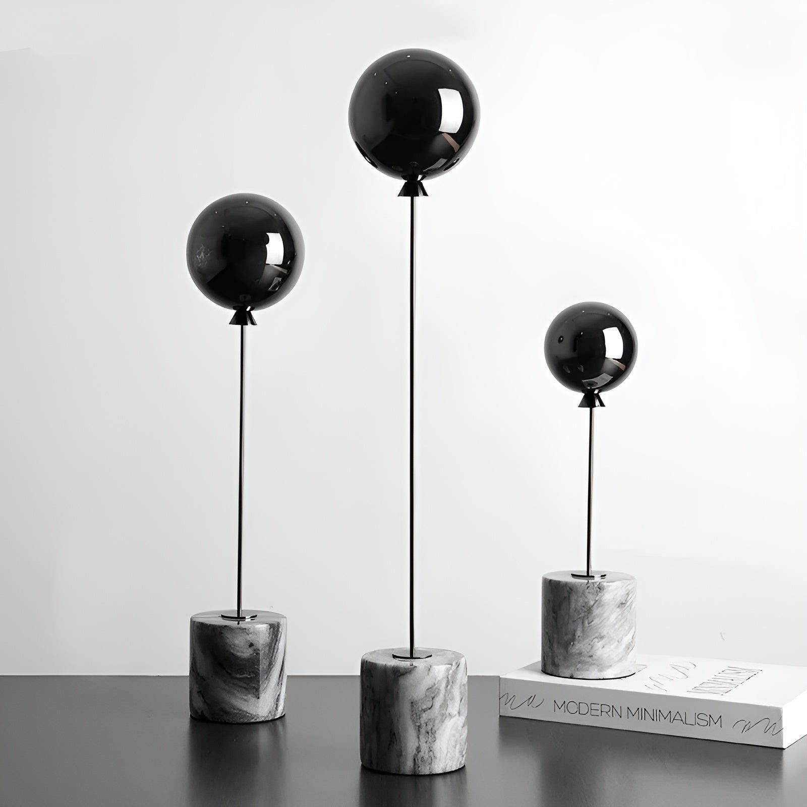Luxury Figurine with Marble Base and Gold Details - Luxicro