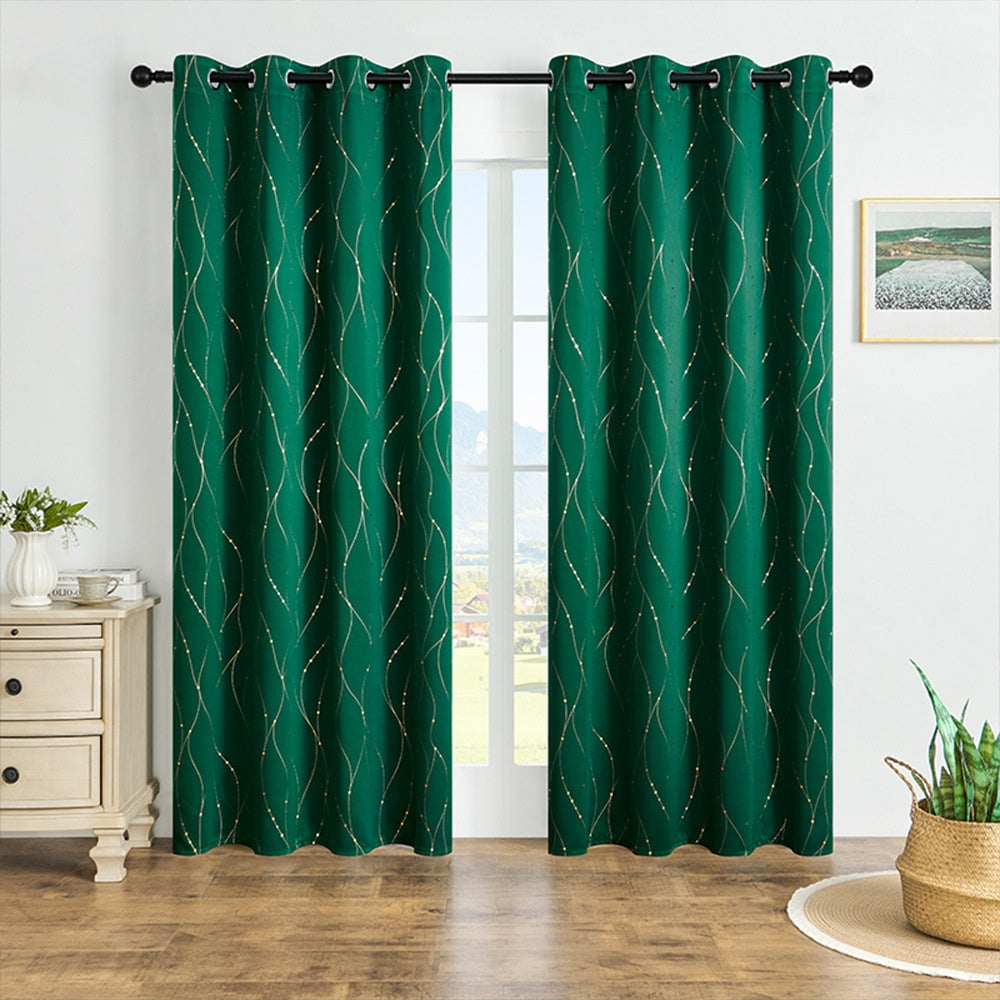 Stylish Black Thermal Curtain - Luxicro
