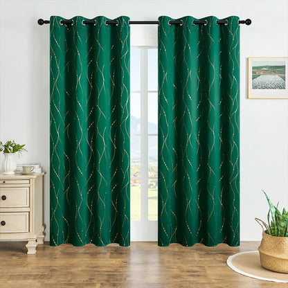Stylish Black Thermal Curtain - Luxicro