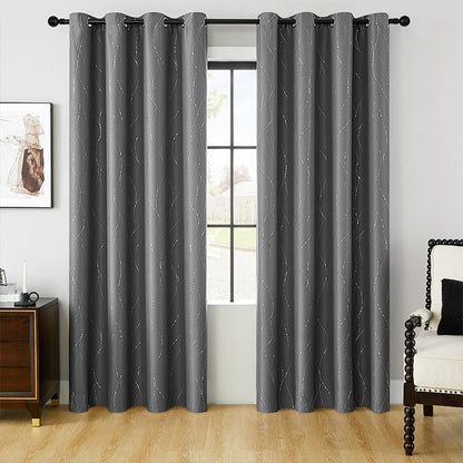 Stylish Black Thermal Curtain