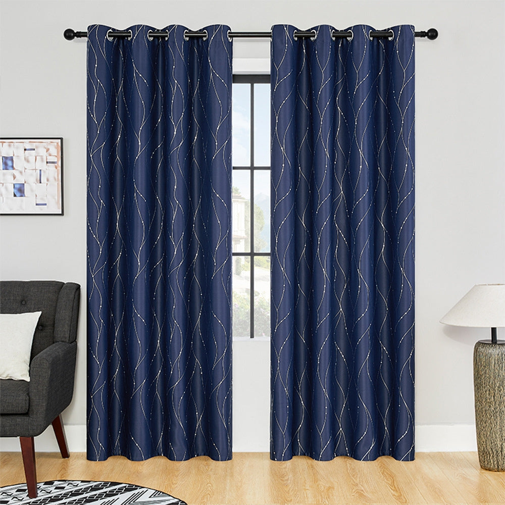 Stylish Black Thermal Curtain