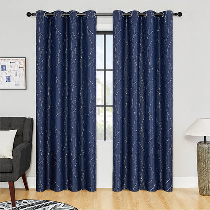 Stylish Black Thermal Curtain