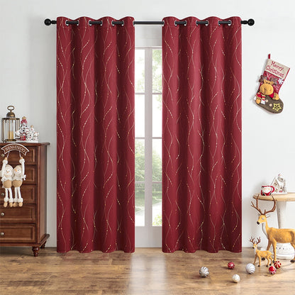 Stylish Black Thermal Curtain