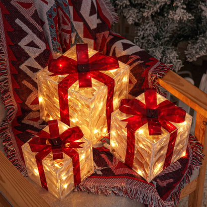 Bright LED Holiday Gift Box Set - Luxicro