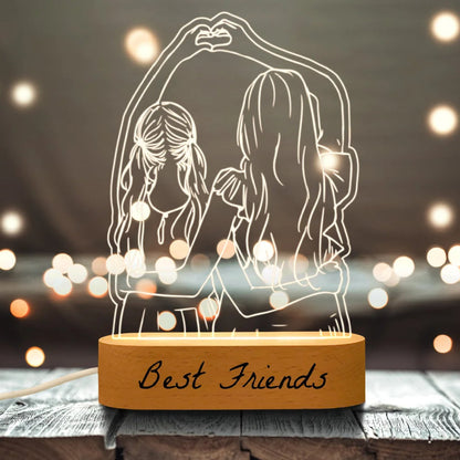Customizable LED Light for Mom and Dad Gifts