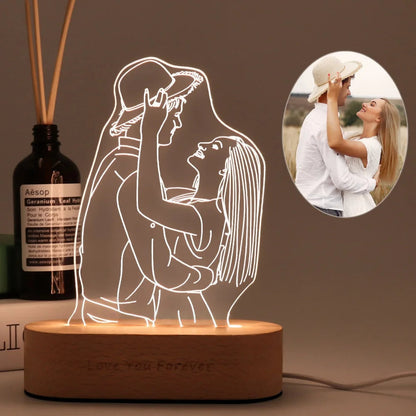 Customizable LED Light for Mom and Dad Gifts