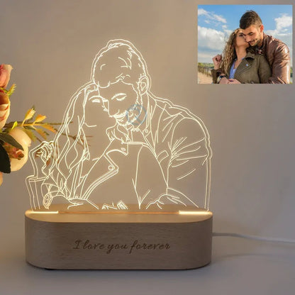 Customizable LED Light for Mom and Dad Gifts - Luxicro