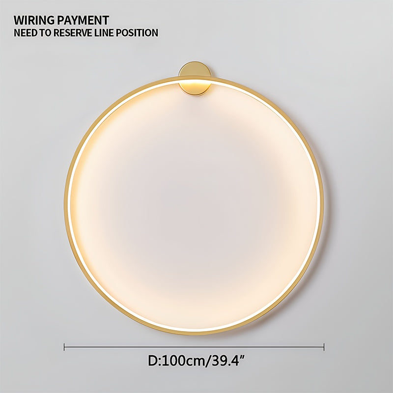 Circular LED Wall Light for Home Decor