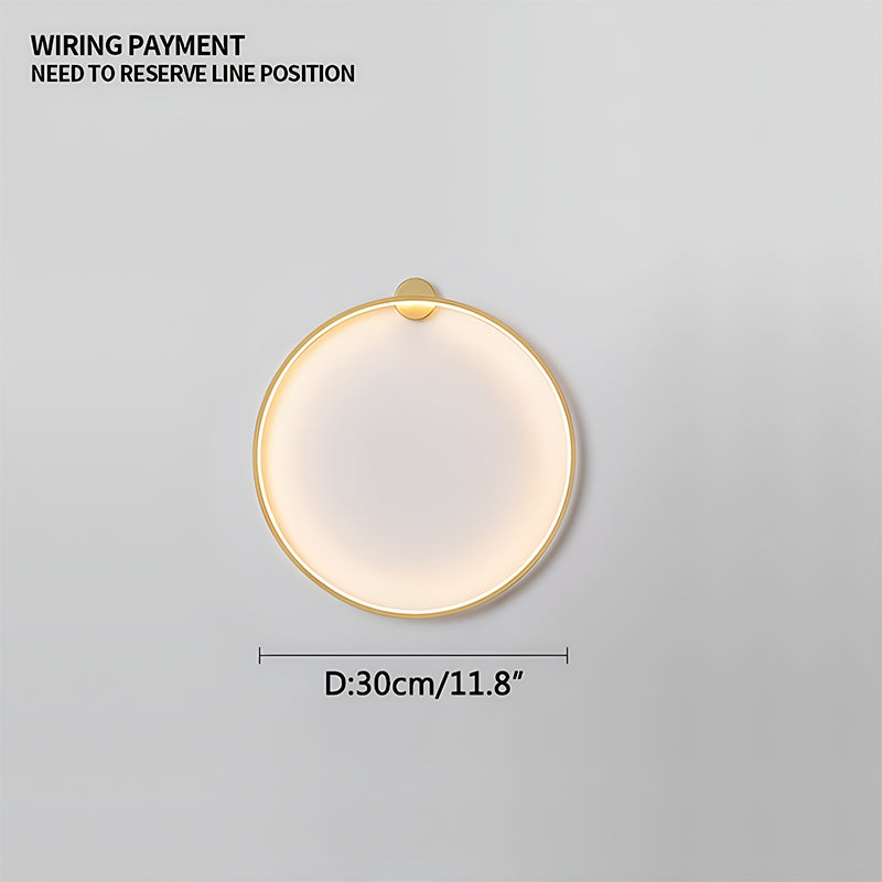 Circular LED Wall Light for Home Decor