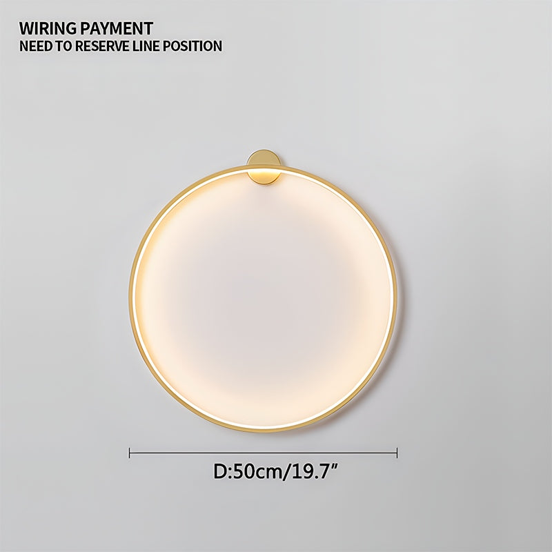 Circular LED Wall Light for Home Decor