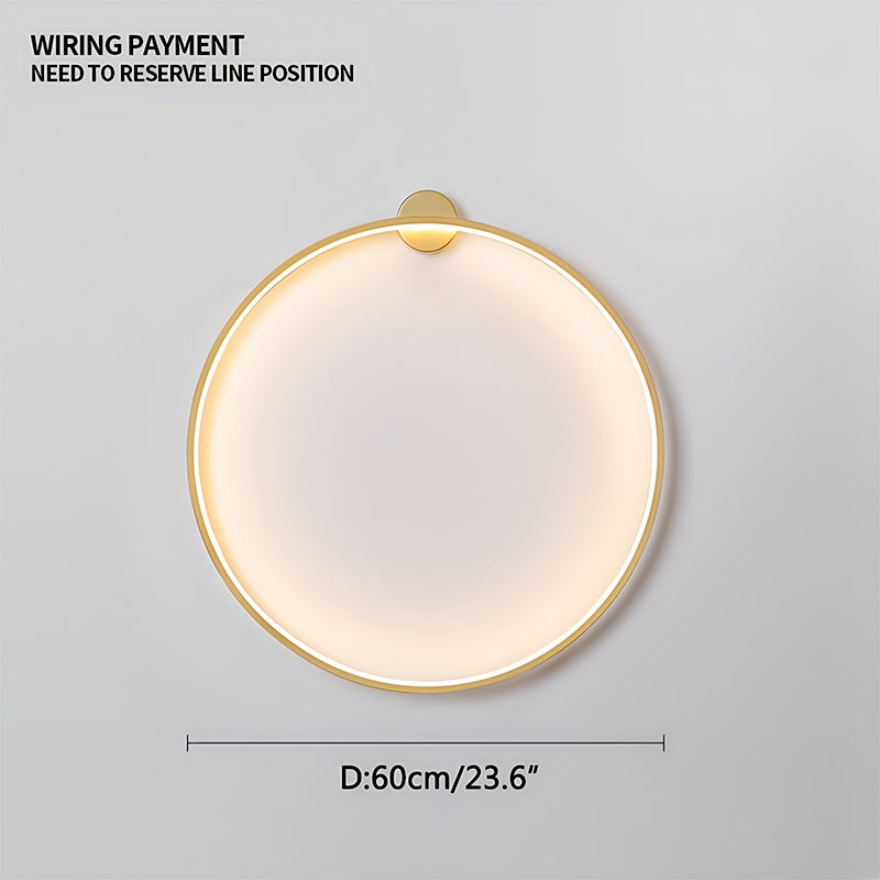 Circular LED Wall Light for Home Decor