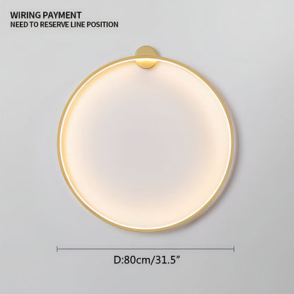 Circular LED Wall Light for Home Decor