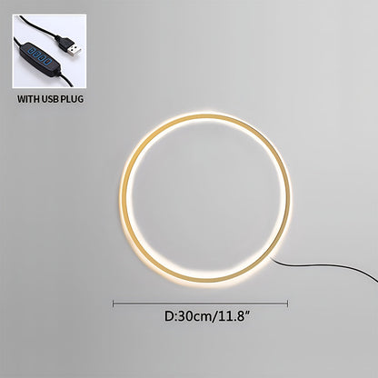 Circular LED Wall Light for Home Decor