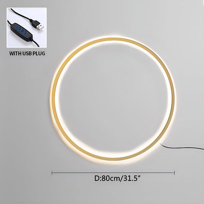 Circular LED Wall Light for Home Decor