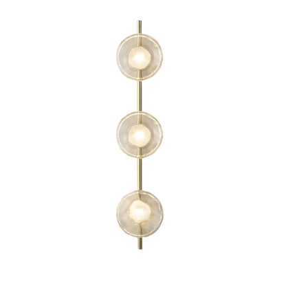 Simple Circular Glass Wall Lamp